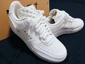 NIKE Men 8.5US Box Rare Us8.5 Air Force 1 Force1 Low Type2 White Triple Ct258 - Picture 1 of 10
