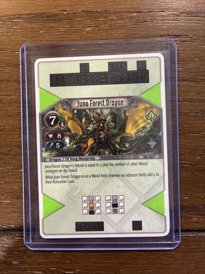 Juno Forest Dragon Eye of Judgment EOJ #067 Set 1 PS3 Mint - Image 1 of 2