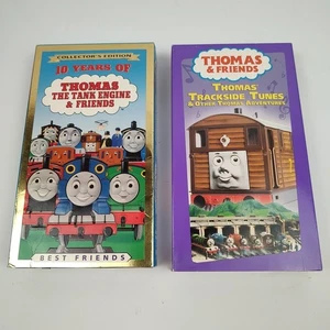 Thomas the Tank Engine & Friends 10 Years Of Thomas + Thomas Trackside Tunes VHS - Imagen 1 de 8