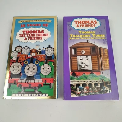 Thomas the Tank Engine & Friends 10 Years Of Thomas + Thomas Trackside Tunes VHS - Image 1 of 4