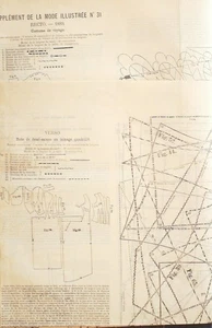 La Mode illustree 1889 # 31 & son Patron with Pattern - Picture 1 of 4