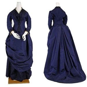 Vestido Victoriano Histórico Años 1886 Victoriano Princesa Vestido de Baile Vestido de Navidad - Imagen 1 de 6