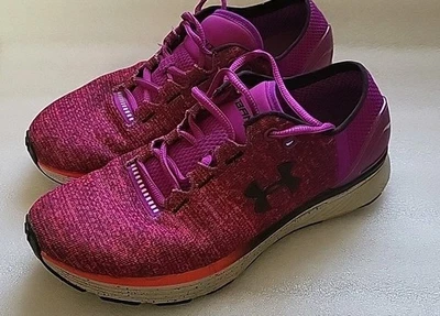 Under Armour Charged Bandit 3 Running Shoes Size 9.5 Pink Purple - Image 1 of 4
