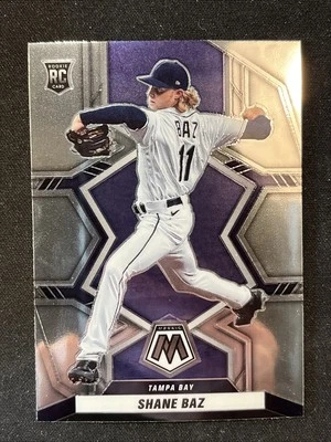2022 Panini Mosaic Shane Baz #247 RC Tampa Bay Rays - Image 1 of 3