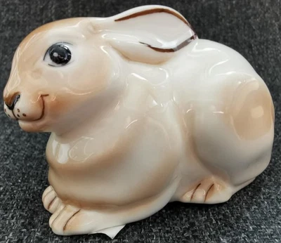 Villeroy & Boch Romantic Spring Bunny Lying Down Small Bunny Easter Bunny 1 Series Original Box - Image 1 of 4
