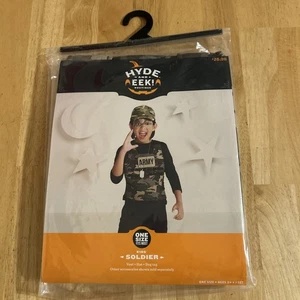 Disfraz de ejército para niños Disfraz de Halloween Soldado militar con etiquetas de perro - Imagen 1 de 5