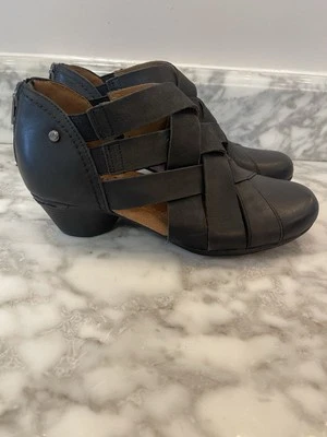 NWOB Cobb Hill-Laurel Woven Black Ankle Boot Back Zip Women 6.5 - Image 1 of 4