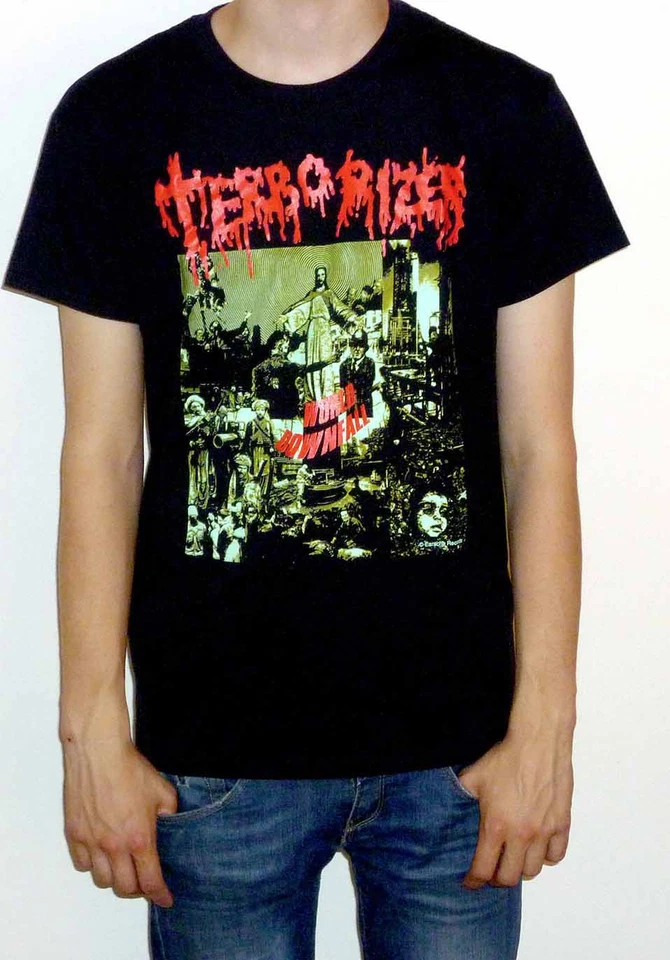 Terrorizer "World Downfall" T-shirt - NEW OFFICIAL tshirt hordes of zombies - Image 1 of 1