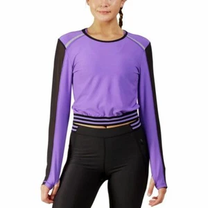 WOMENS sizes STRETCH Top WORKOUT Sports FITNESS Yoga ATHLETIC Mesh RUN Gym SHIRT - Picture 1 of 8