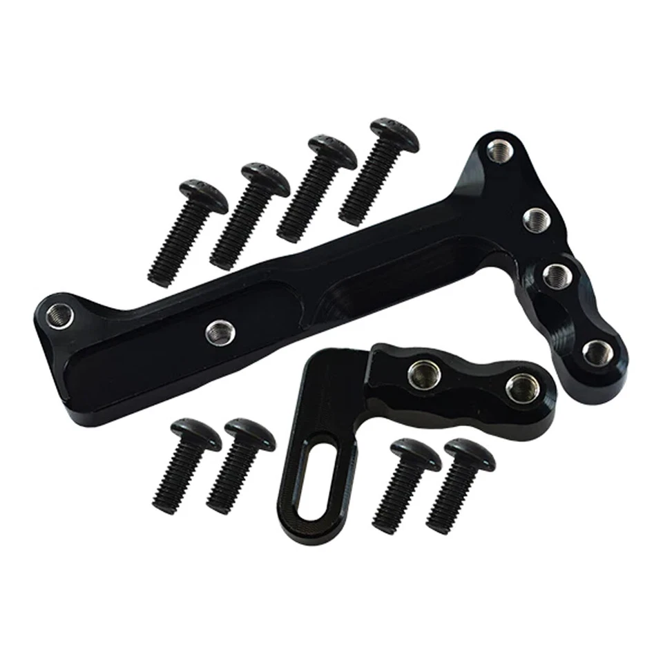 GPM Aluminum Adjustable Servo Mount Black for All 1/14 Tamiya Trucks Series - Image 1 of 1