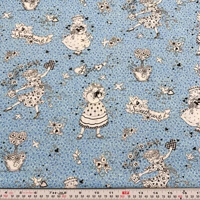 Vtg Mary Engelbreit 2004 Sweetheart Quilting Treasures Cotton by the HALF YARD - Image 1 of 3