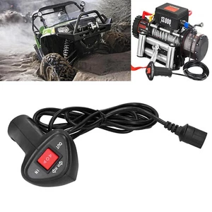 Universal 9.2ft Cable Electric Winch Remote Control Controller Winch Corded Hand - Picture 1 of 11