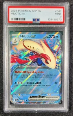 Milotic ex 042/191 Sv08: Surging Sparks Holo PSA 9 - Image 1 of 2