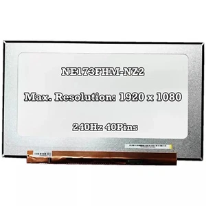 Für Acer Predator Helios PH317-54 Bildschirm LCD Panel 240Hz NE173FHM-NZ2 FHD - Bild 1 von 3