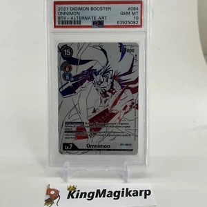 PSA 10 Omnimon Omegamon parallel BT1 SR BT6 Digimon Karte doppelter Diamant Edelstein neuwertig - Bild 1 von 5