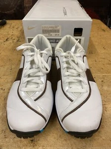 NIKE ACE Power Channel Tac Traction Women’s GOLF SHOES cleats Sz 7.5 White - Picture 1 of 14