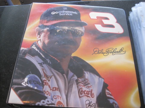 Dale Earnhardt  3 Ring Binder, storage cases and top loaders free shipping Cover