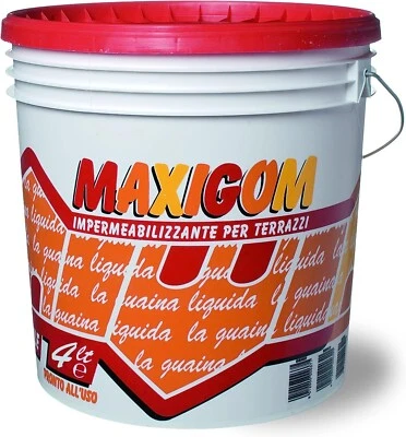 Guaina liquida impermeabilizzante pedonabile Maxigom per tetti terrazzi balconi  - Immagine 1 di 4