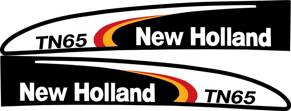 Juego de calcomanías de tractor New Holland modelo tardío TN65 Foto 1 de 1