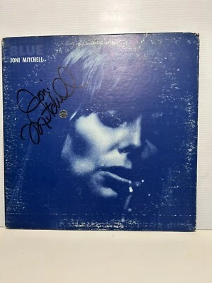 Joni Mitchell Blue LP Signed COA - Image 1 of 4