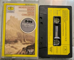 Mendelssohn / Bruch - Violin Concertos Yong Uck Kim DG W. Germany Cassette NM - Picture 1 of 2