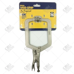 Vise-Grip 9SP 9" Long, 40/2" Capacity Locking C-Clamp with Swivel Pads - Picture 1 of 1