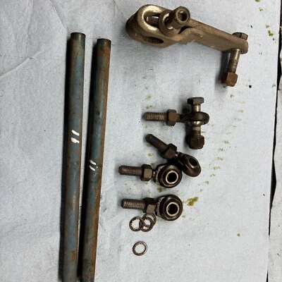 1972 Snojet Sno Jet SST 440 vintage snowmobile 433 Steering Rod Ends 11 - Image 1 of 3