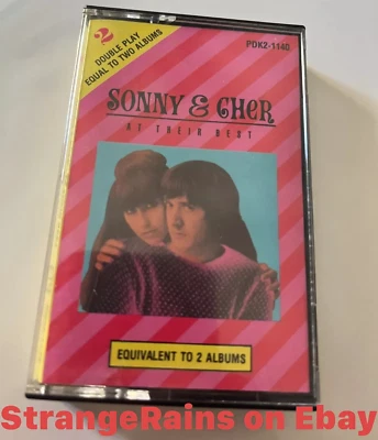 Sonny & Cher - Cassette Tape - At Their Best - PLAY TESTED - Image 1 of 4