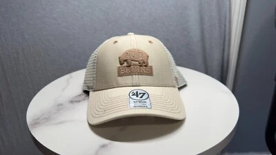 Boston Bruins Trucker Gorra Beige Para Mujer ’47 MVP Gorra Ajustable Snapback NUEVA Foto 1 de 4