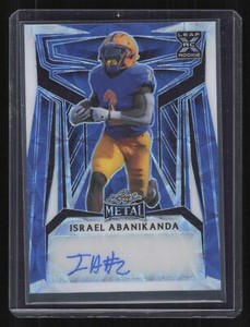2023 Leaf Metal Israel Abanikanda /4 Jets