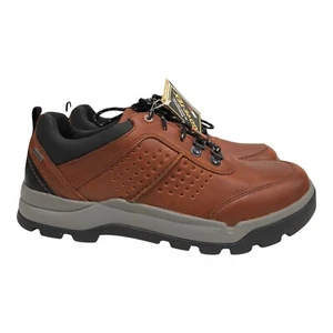 Clarks Hombres Bota Baja Talla US 10M Un Atlas UPGTX Sin Estructura - Cuero Marrón - Imagen 1 de 8