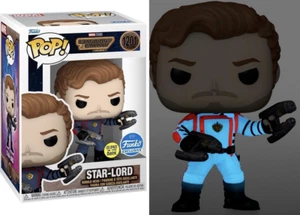 Funko Pop! Vinilo: Marvel Star-Lord GITD Funko exclusivo #1201 con protector - Imagen 1 de 7