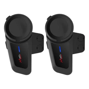 2x FX6 Fahrergruppe Motorrad Gegensprechanlage Motorrad Bluetooth Headset Kopfhörer - Bild 1 von 19