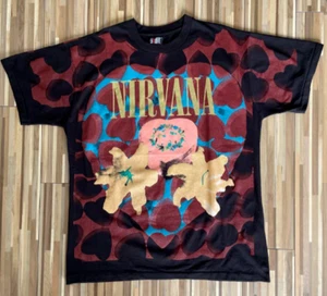 Used NIRVANA Heart Shaped Box T-shirt Giant Size XL - Picture 1 of 10
