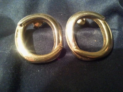 CREOLEN > 750 GELBGOLD >18 KARAT > OHRSCHMUCK > 4,5 g  > 23 mm > EDEL > UNIKAT - Bild 1 von 3