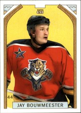 2003-04 Topps C55 Panthers Hockey Card #44 Jay Bouwmeester