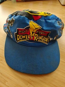 Vintage Saban Mighty Morphin Power Rangers Jason Kids Blue Hat Size 4-7X 1995 - Picture 1 of 7