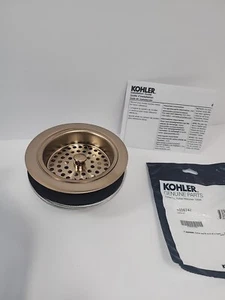 Kohler Duostrainer Sink Drain Vibrant Brushed Bronze, 8799-BV - Picture 1 of 5