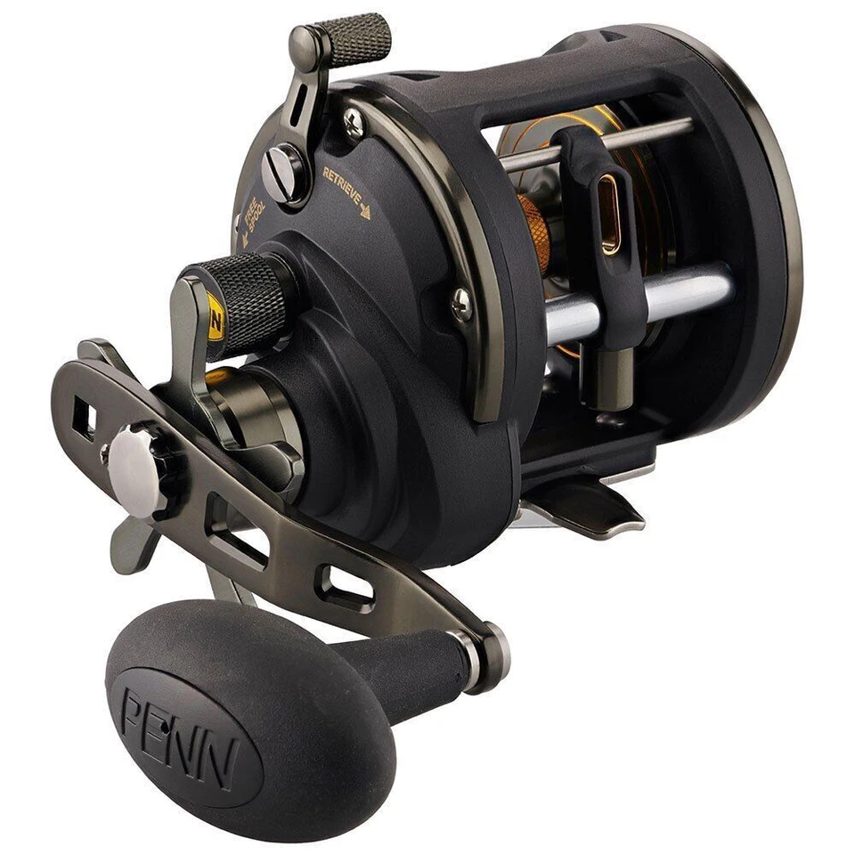 Penn Squall II Level Wind Conventional Reel - Black (SQLII20LW)