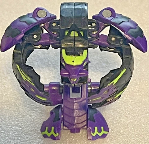Bakugan Battle Planet Brawler Black Green Purple Darkus Hydranoid B500 Very Rare Cover
