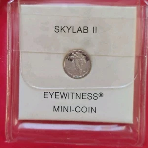 Platinum 1973 Skylab II Eyewitness 10mm Mini-Coin with COA - Picture 1 of 6