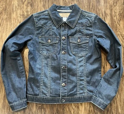 Chaqueta vaquera Ryan Michael Denim para mujer pequeña vaquera occidental abotonada Foto 1 de 4