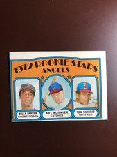 1972 Topps Baseball PARKER/KUSNYER/SILVERIO Rookie Stars Card #213 Angels