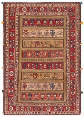 Kelim Suzani 117x79 cm Handgewebter Perserteppich Wolle Orient kilim Carpet - Bild 1 von 4