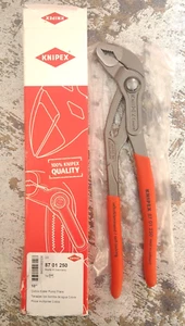 Pinza pompa acqua Knipex 10" Cobra 8701250 autobloccante regolabile 87 01 250 - Foto 1 di 11