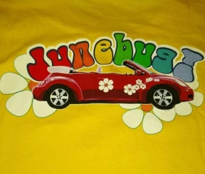 NEW Harrah's Kansas City Love Bug / June Bug Gambling Casino T Shirt USA XL - Picture 1 of 7
