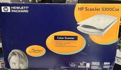 HP Scanjet Flatbed 5300 Color Scanner Copy Fax Email Network New Open Box - Image 1 of 3