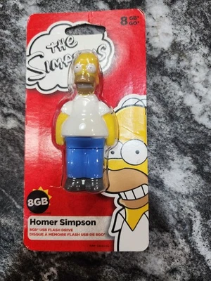 HOMER SIMPSON 8GB USB Flash Drive (2011 Sandisk) * New / Unopened * Rare - Image 1 of 4