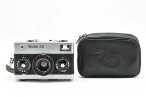 [Exc+5 w/ Case] Rollei 35 Film Camera Silver made in GERMANY From JAPAN - Picture 1 of 23