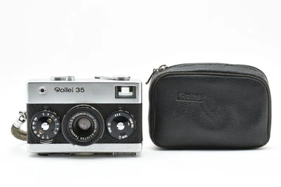[Exc+5 w/ Case] Rollei 35 Film Camera Silver made in GERMANY From JAPAN - Image 1 of 4
